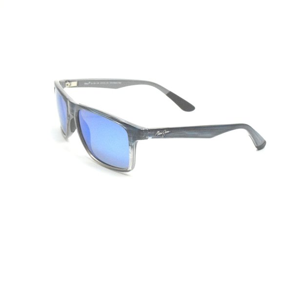 Maui Jim Sunglasses Onshore MJ 798-03S Blue Black Stripe Fade  / Blue Ha… - Picture 1 of 6